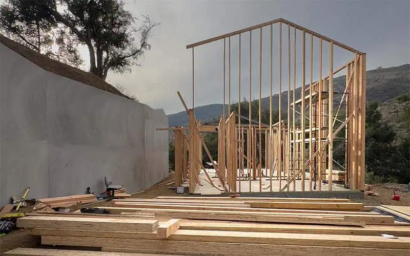 Framing the house