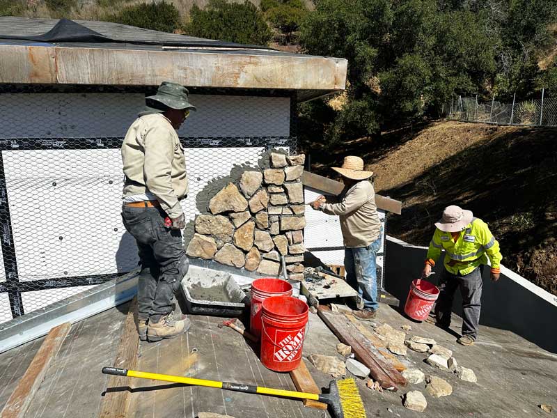 starting with stone Veneer